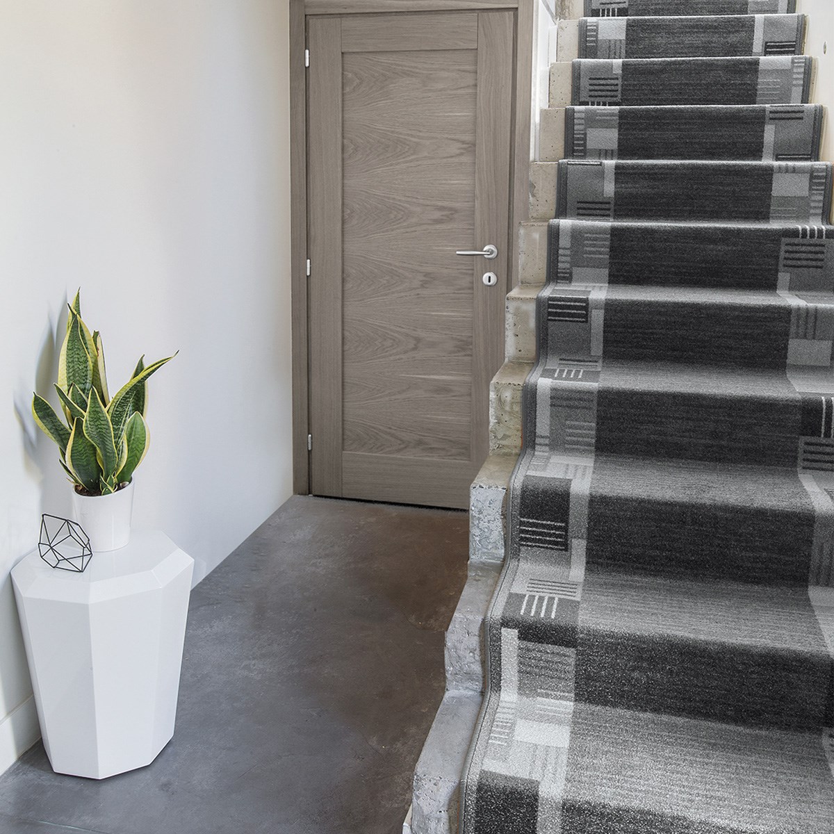 Gångmatta Montana 97 Grå 80cm