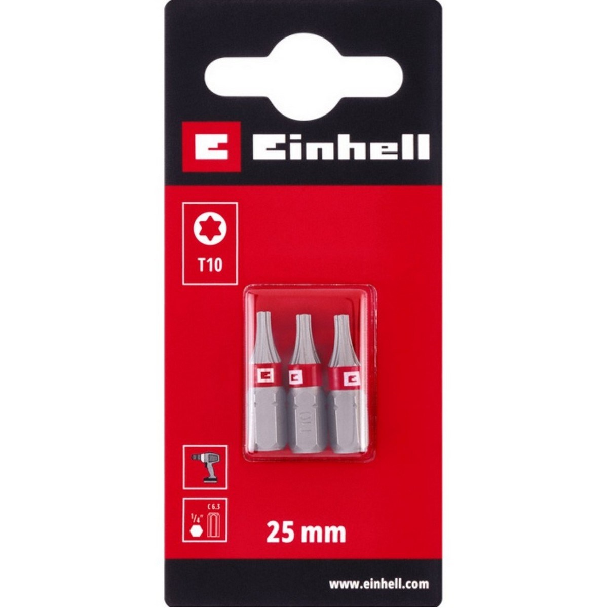 Bits Standard T10 25mm, 3st