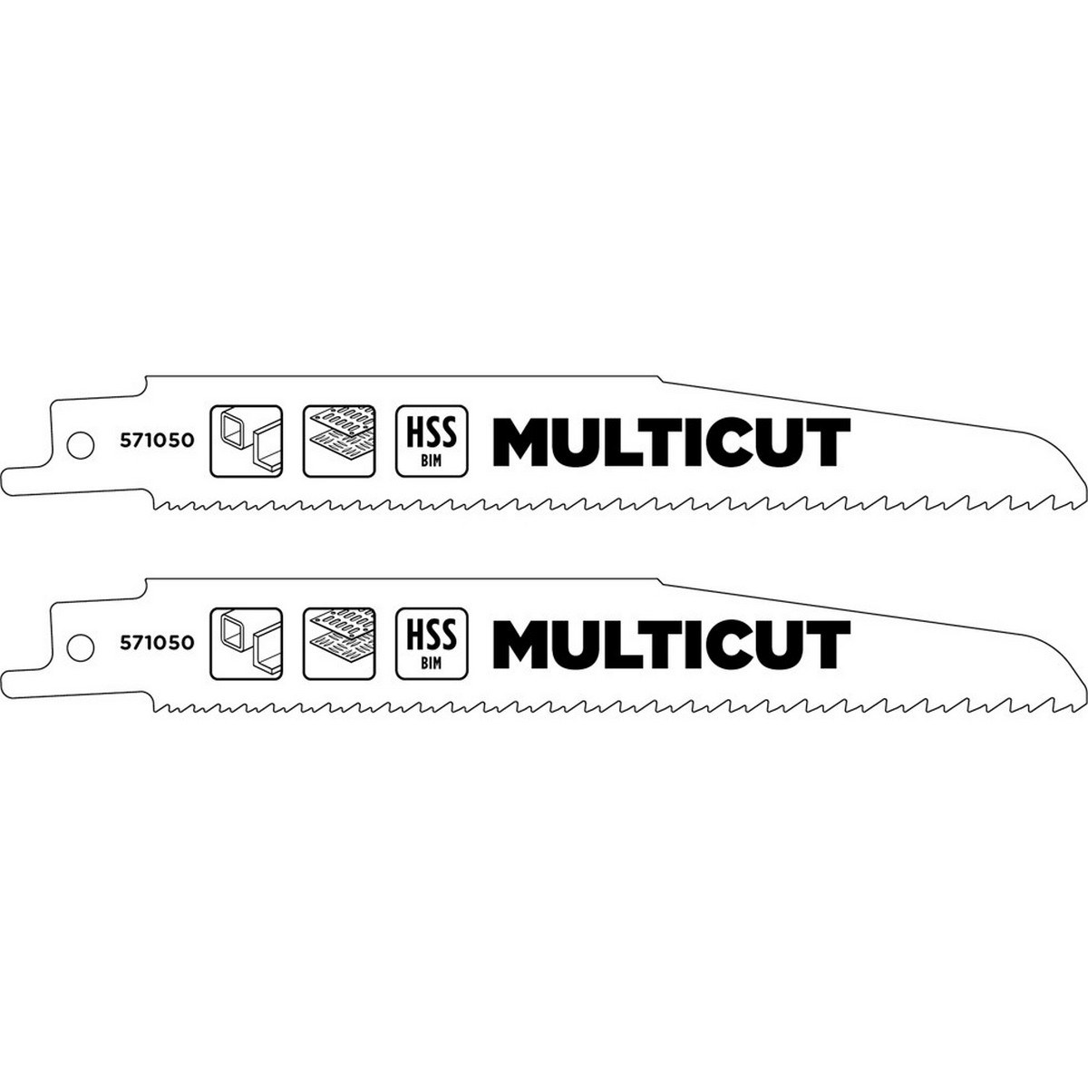 Tigersågblad Metall