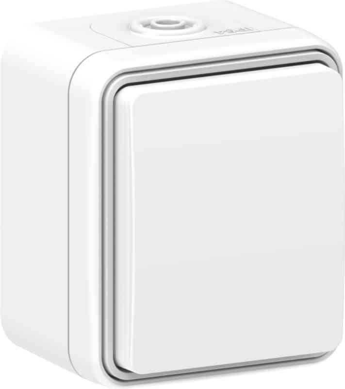 Jordat Vägguttag Connect 2 Home 1-vägs, Utanpåliggande