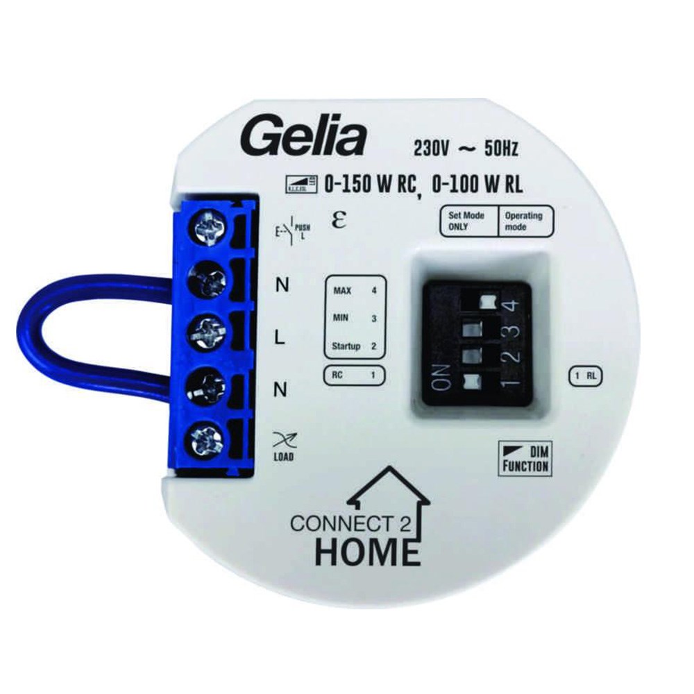 Dimmerpuck/Dosdimmer Connect 2 Home Led 0-150w 3-tråd