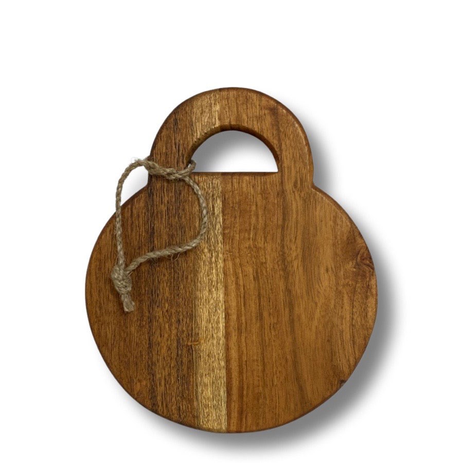 Serveringsfat Woody Rund 20cm Acacia, Brun