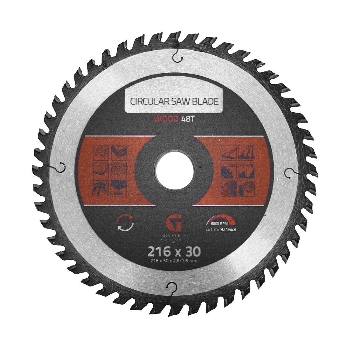 Sågklinga 48 T 216mm