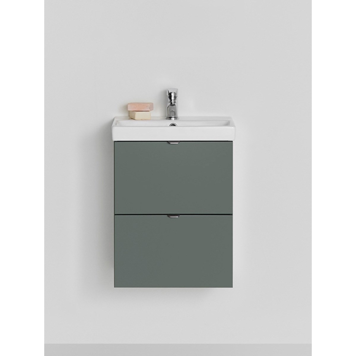 Badrumsmöbel Neat 40cm, Matt, Grön
