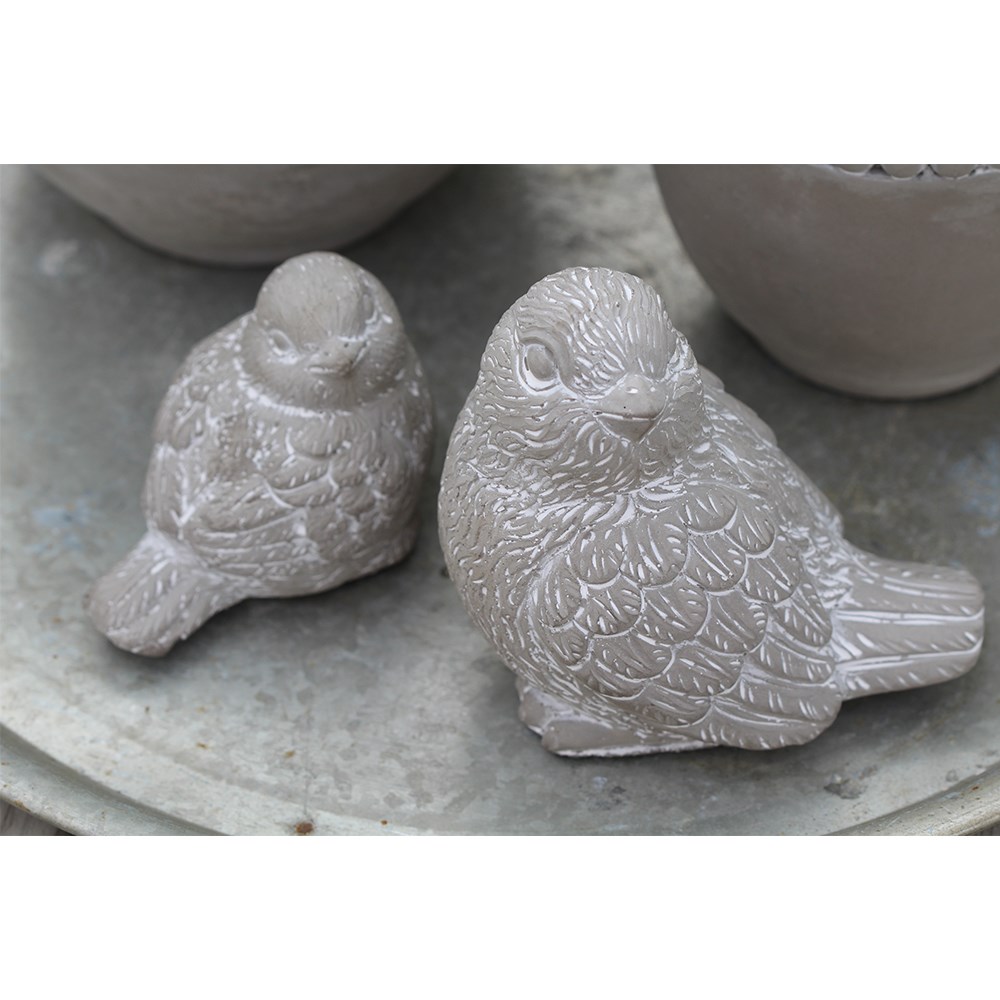 Dekoration Fågel Grey