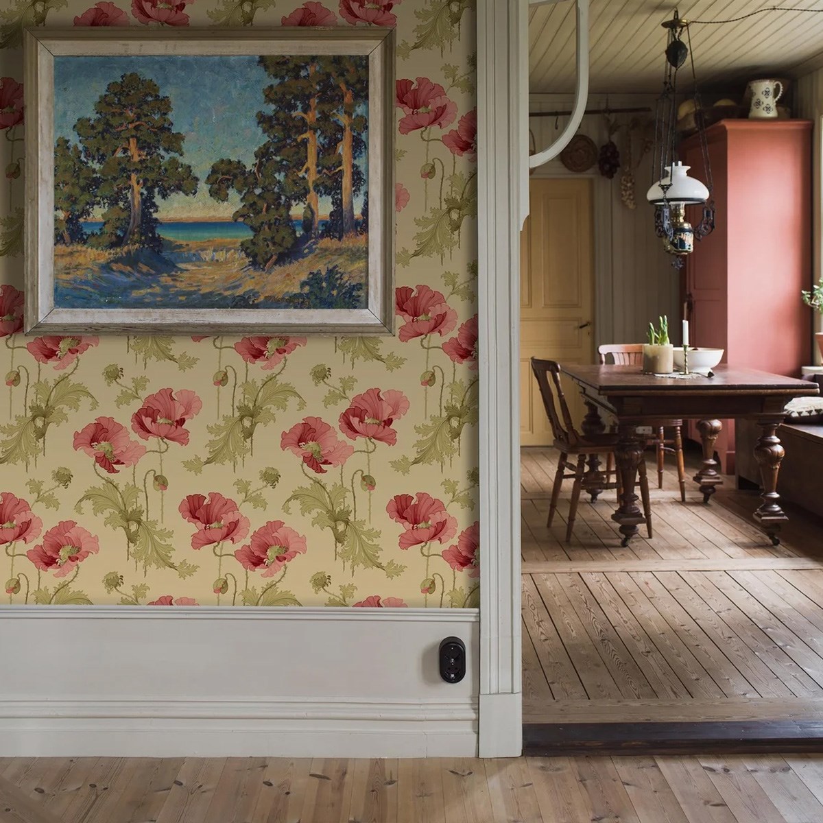 Tapet Vallmo Anno II 8090