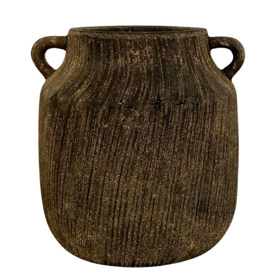 Urna Mallorca Brun, 25x26.5cm