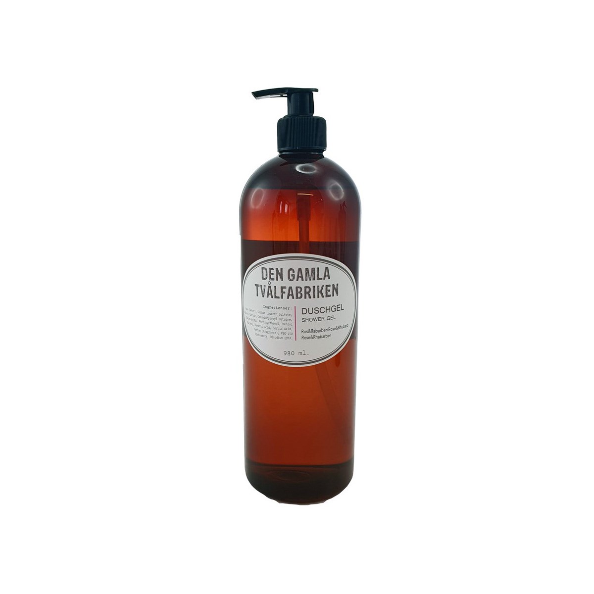 Duschkräm Ros & Rabarber 1000ml
