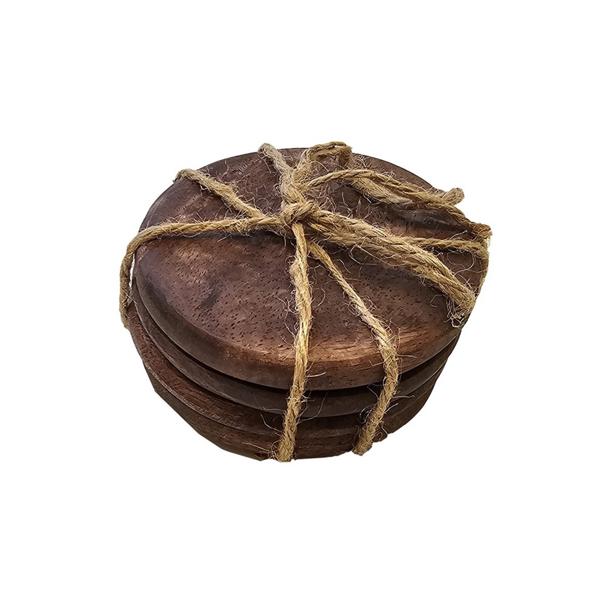 Glasunderlägg Mangoträ 4st