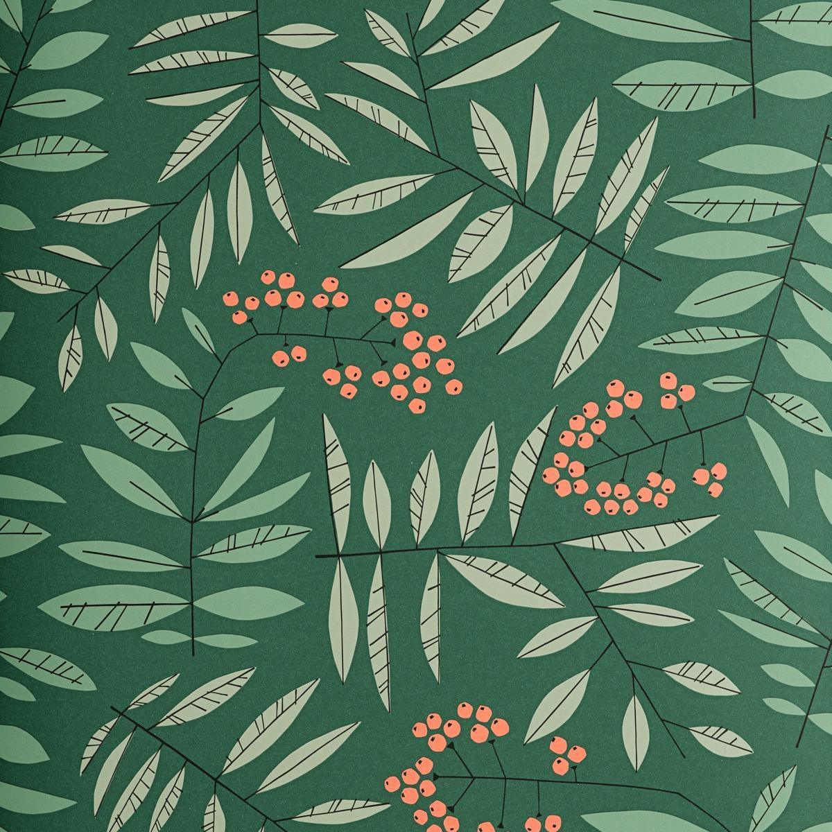 Tapet Florin Leaf Berry Misp1382