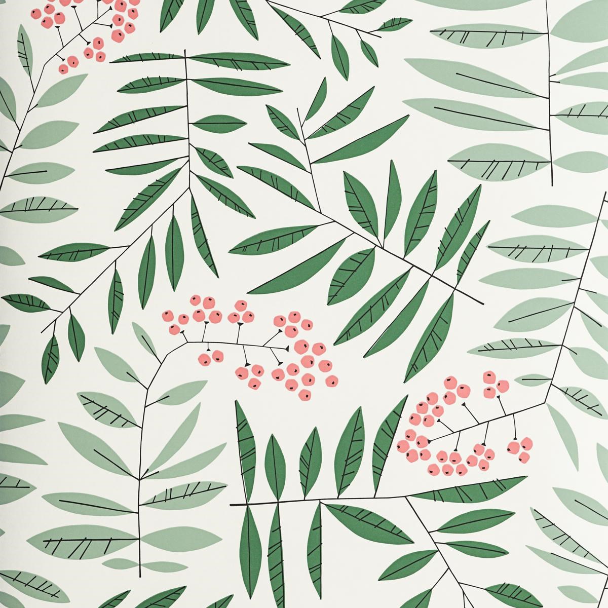 Tapet Florin Leaf Berry Misp1383