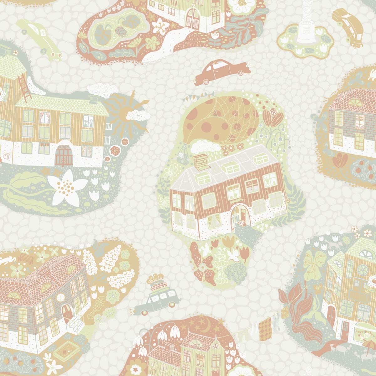 Tapet Resan Staden 29007