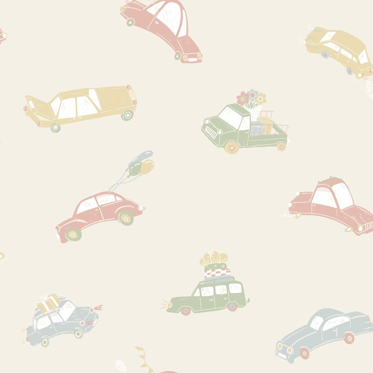 Tapet Resan Bilarna 29011