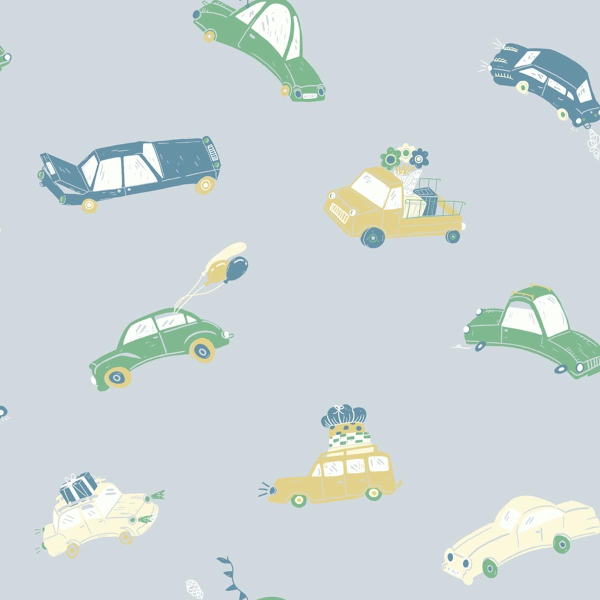 Tapet Resan Bilarna 29013