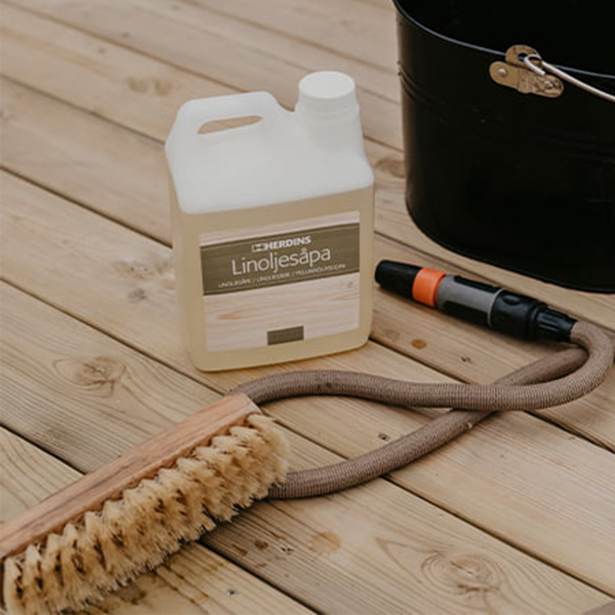 Linoljesåpa Naturell, Helmatt, 5L