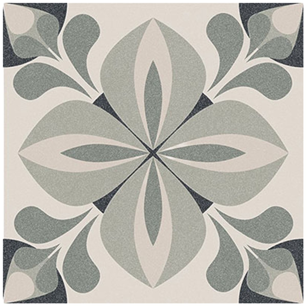 Klinker Granitkeramik Muaya Grön, 20x20cm, Matt