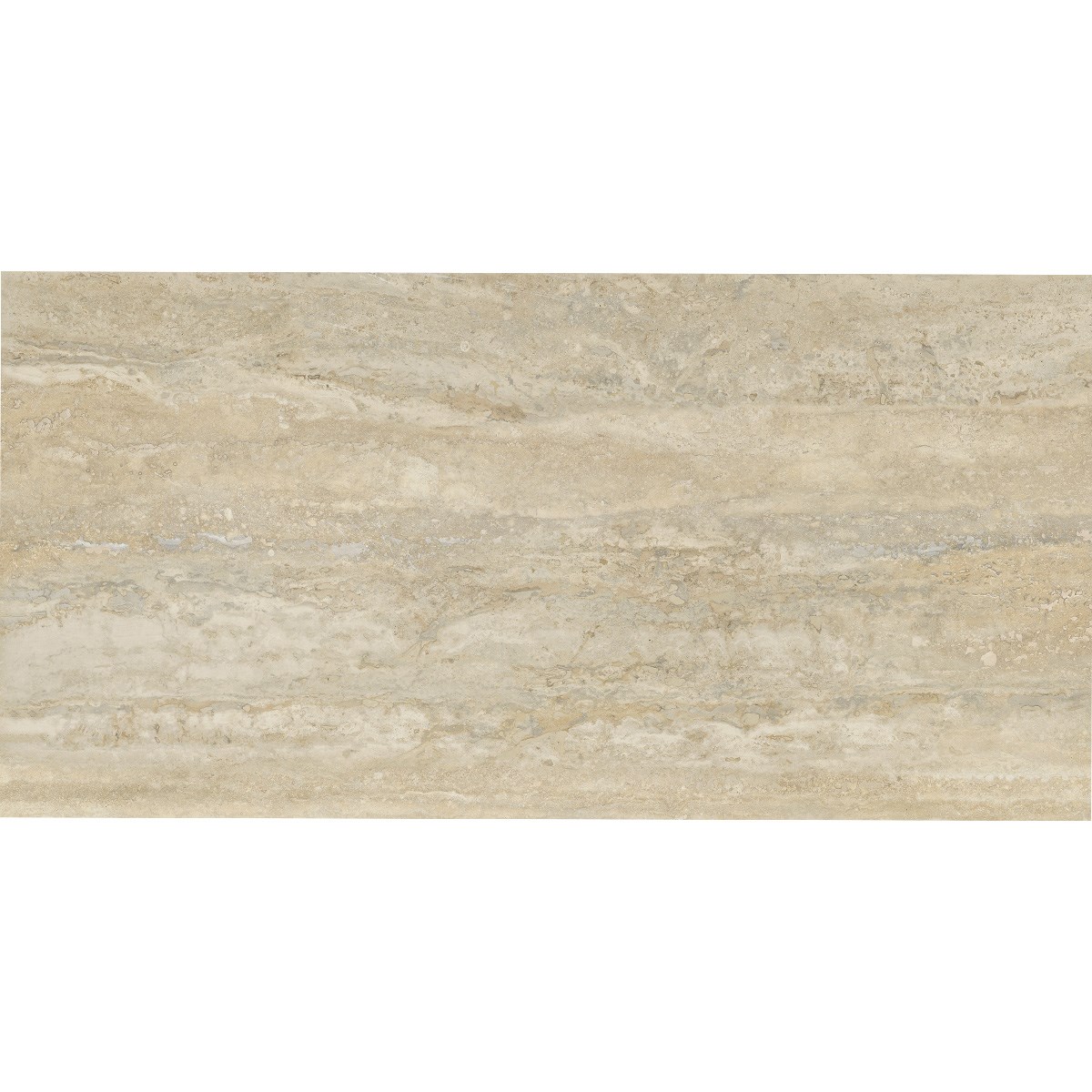Klinker Granitkeramik Travertino Nocciola Beige, 30x60cm, Matt