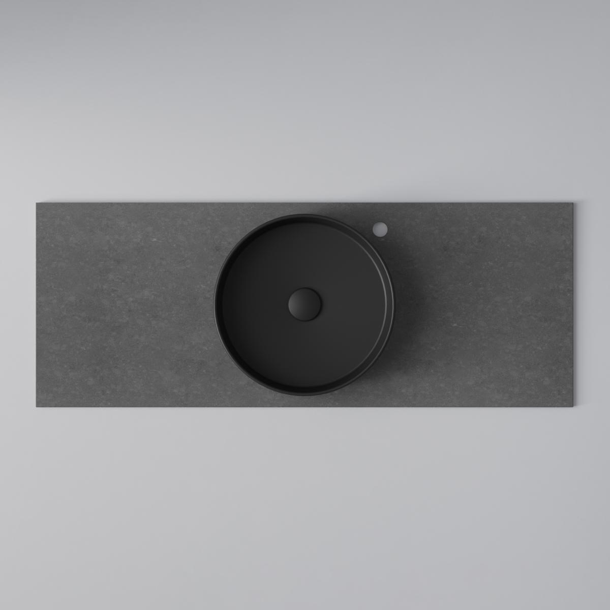 Bänkskiva Flow 120 Raven, 1208x460mm