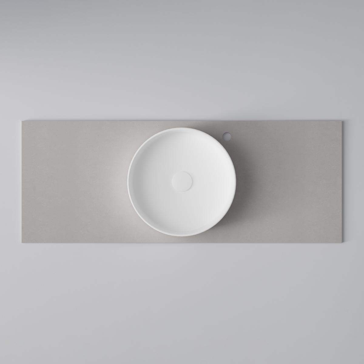 Bänkskiva Flow 120 Raw Concrete, 1208x460mm