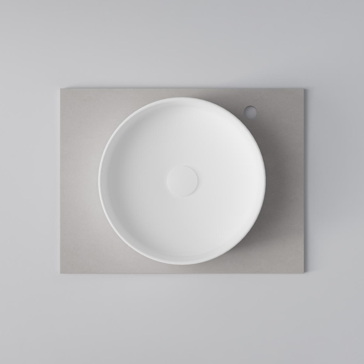 Bänkskiva Flow 60 Raw Concrete, 608x460mm