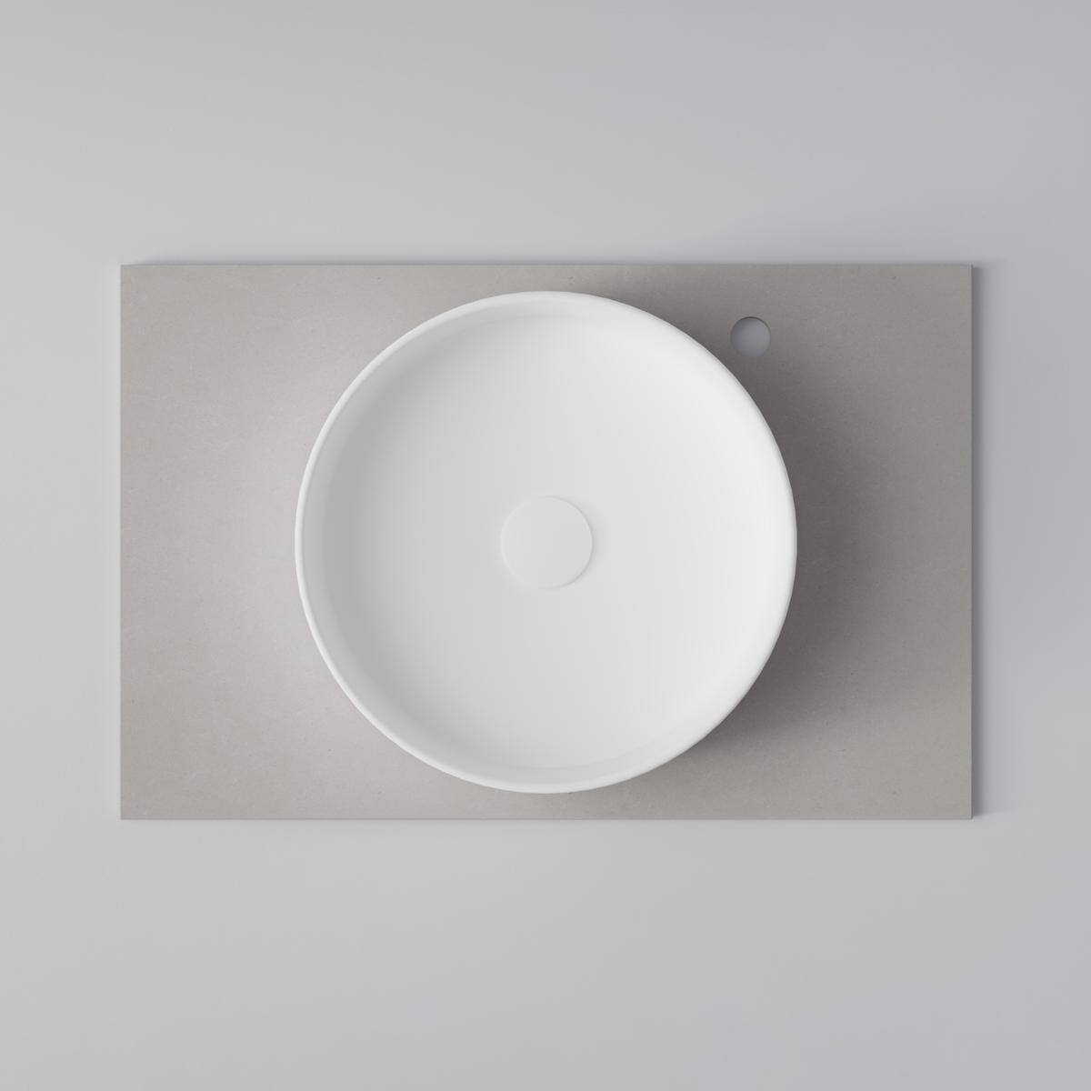 Bänkskiva Flow 70 Raw Concrete, 708x460mm