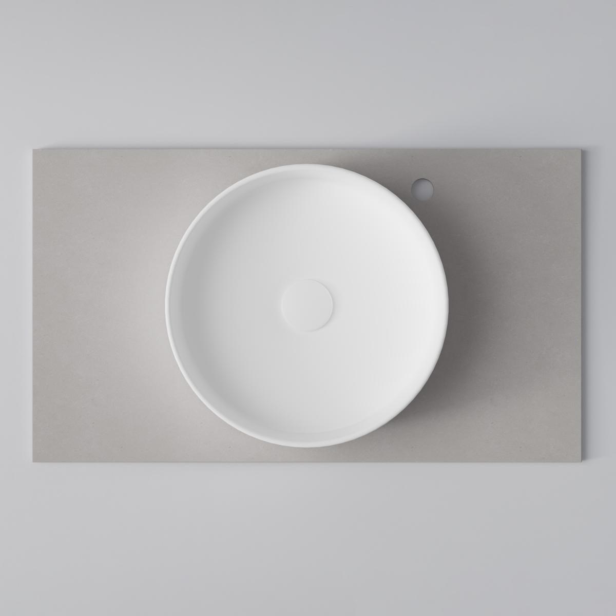 Bänkskiva Flow 80 Raw Concrete, 808x460mm