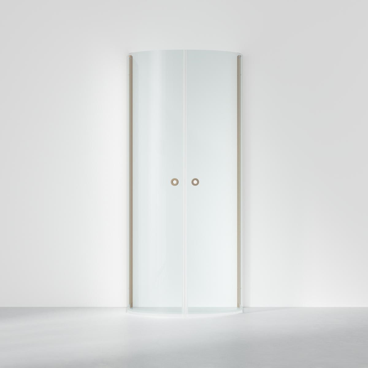 Duschhörna Linc Monument Stone, 90x80x200cm, Clear