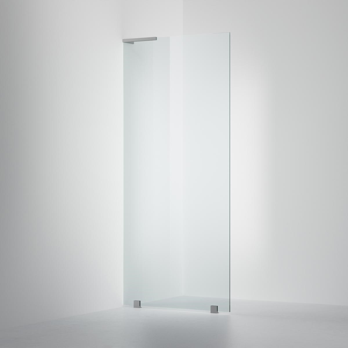 Fast Duschvägg Arc 20 Original Brushed Stainless, 90x200cm, Clear, Vän