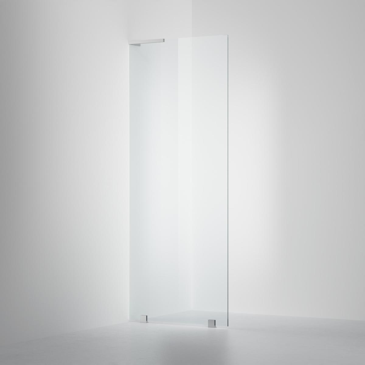 Fast Duschvägg Arc 20 Original Chrome, 80x200cm, Clear, Vänster