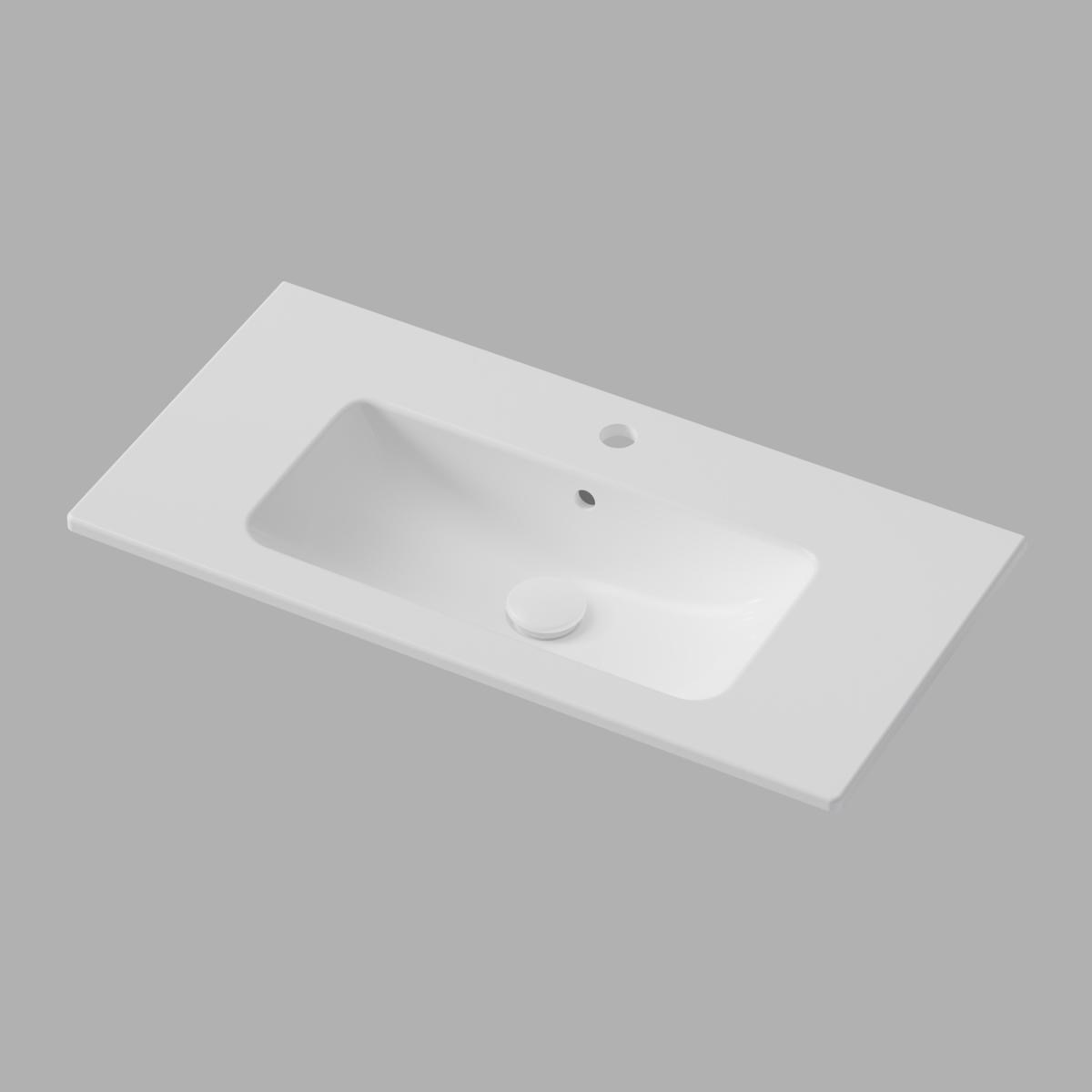 Handfat Soft Xs 80x40cm, Glossy White