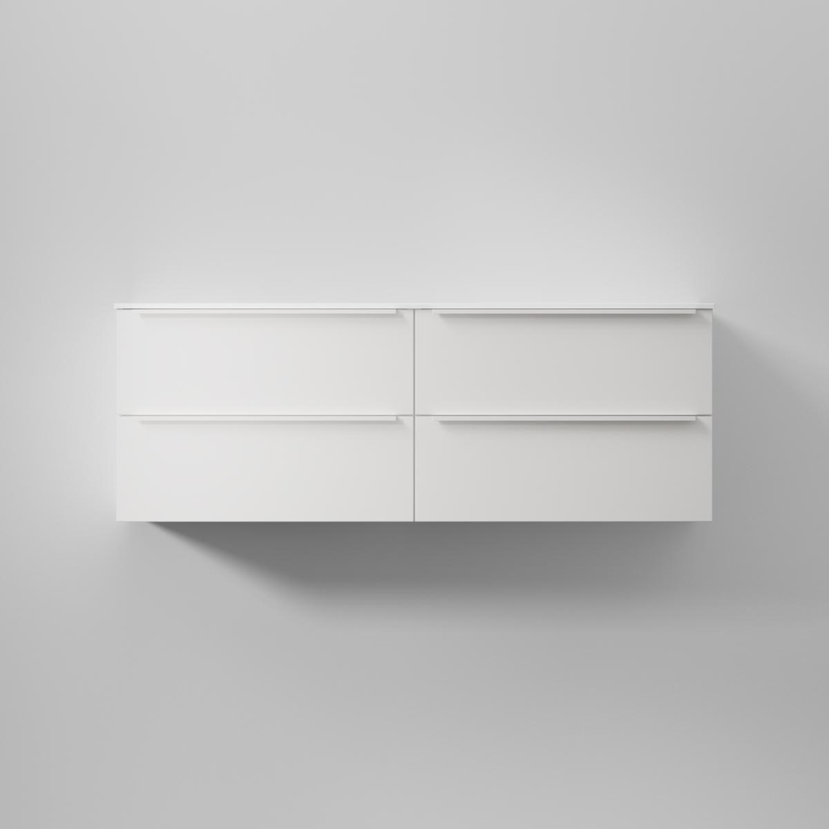 Kommod Core Avant 140x45cm, Pure White, Slät