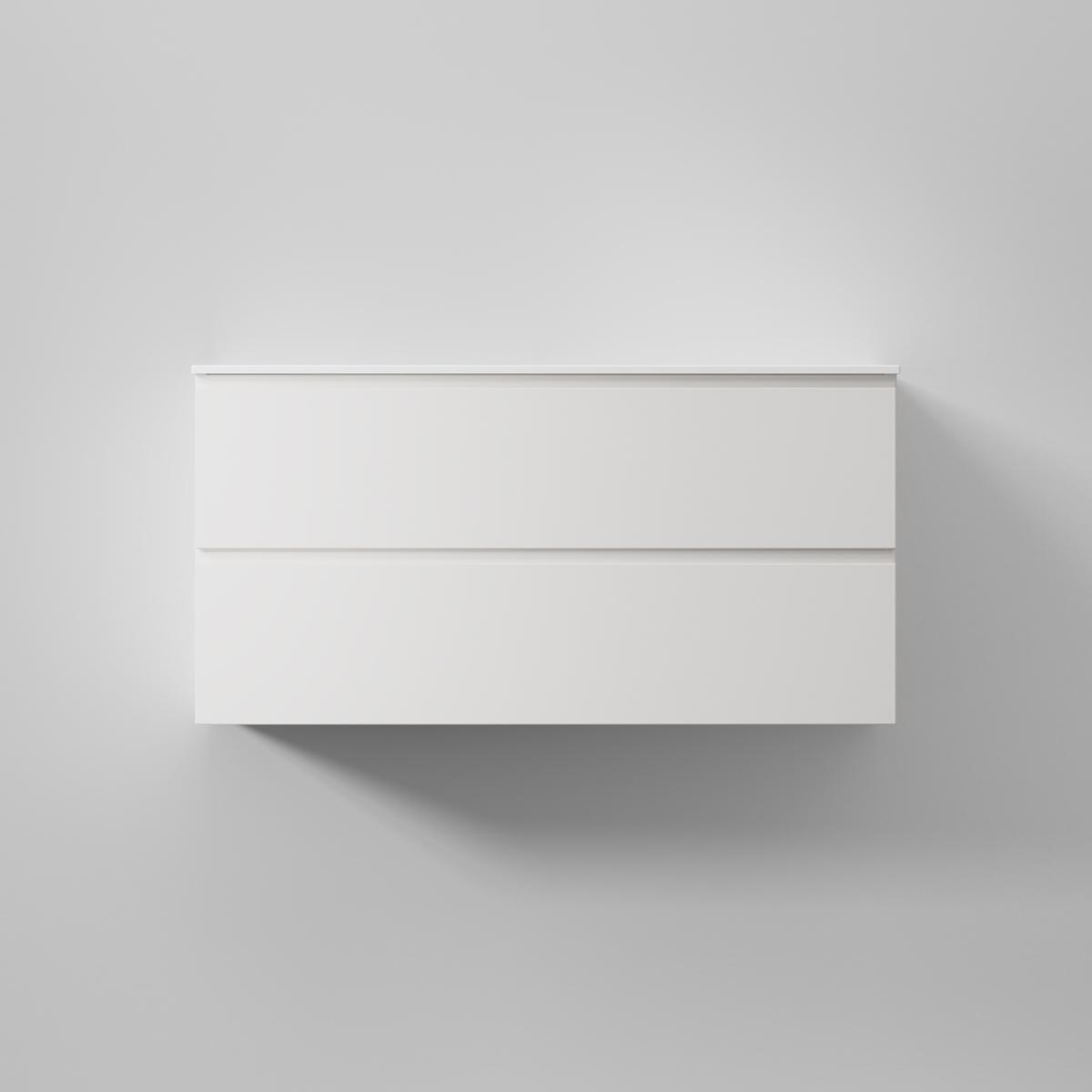 Kommod Core Grip 100x45cm, Pure White, Slät