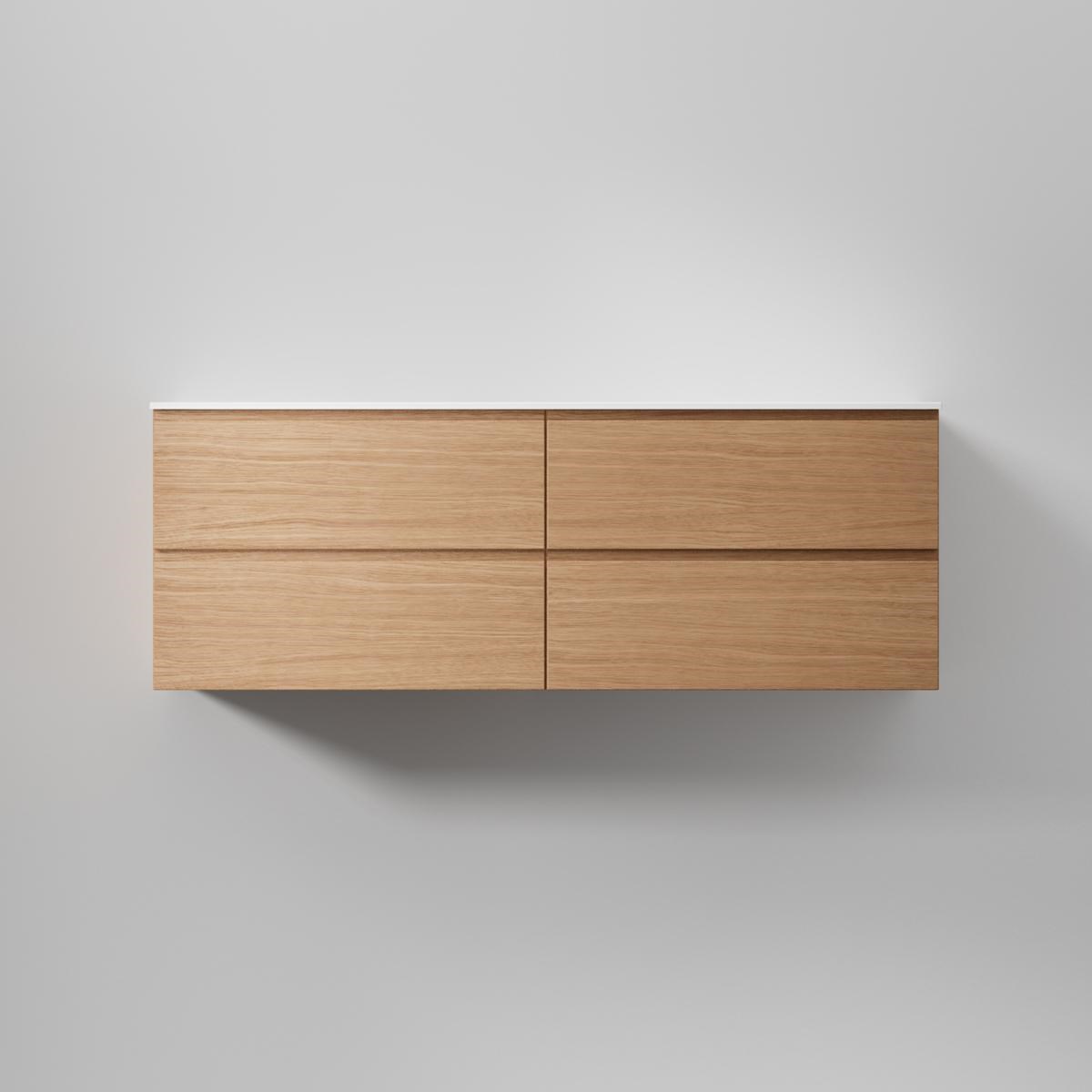 Kommod Core Grip 140x45cm, Natural Oak, Slät