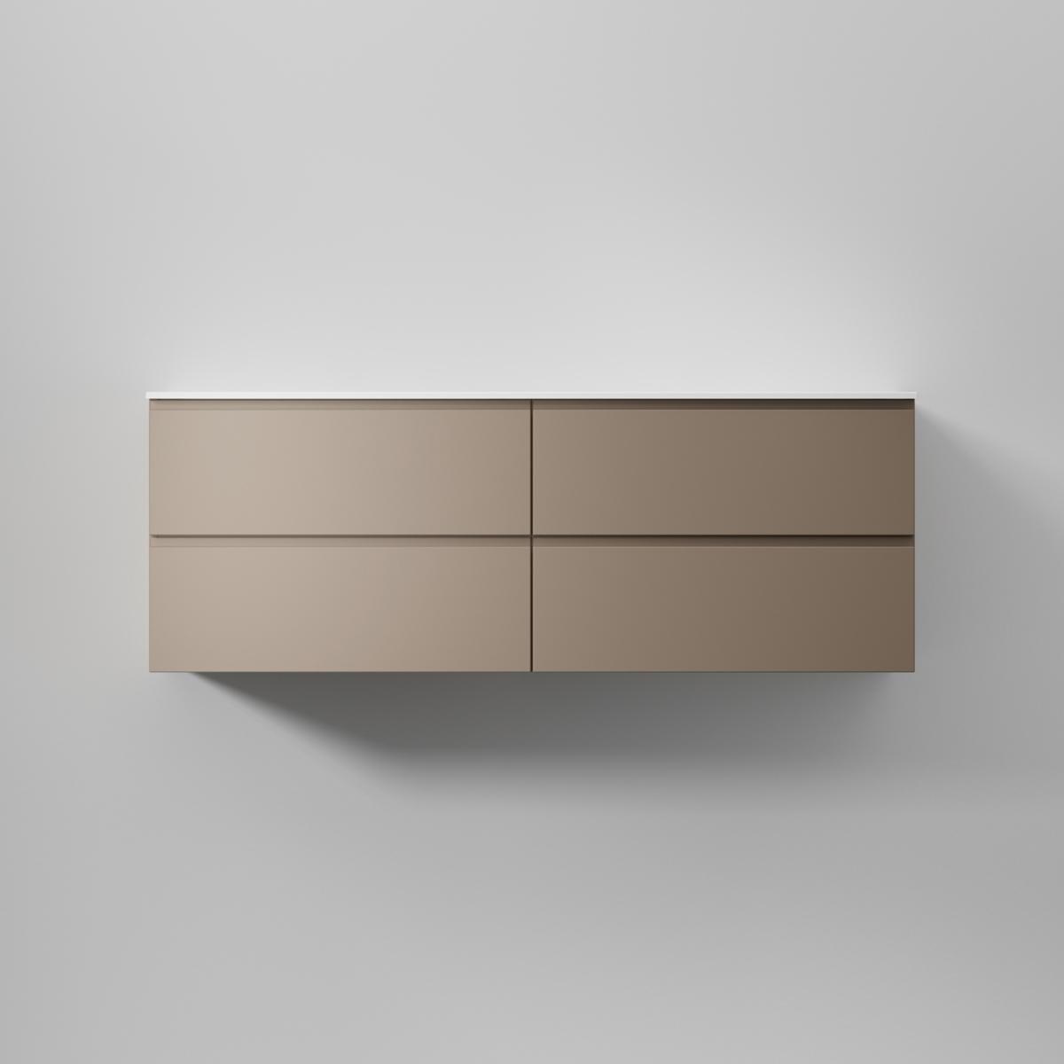 Kommod Core Grip 140x45cm, Warm Clay, Slät