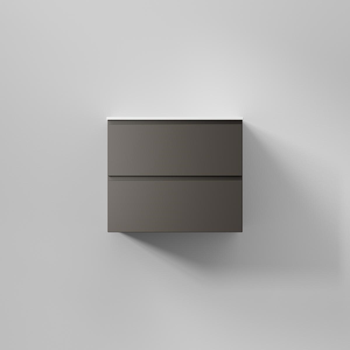 Kommod Core Grip 60x45cm, Carbon Grey, Slät