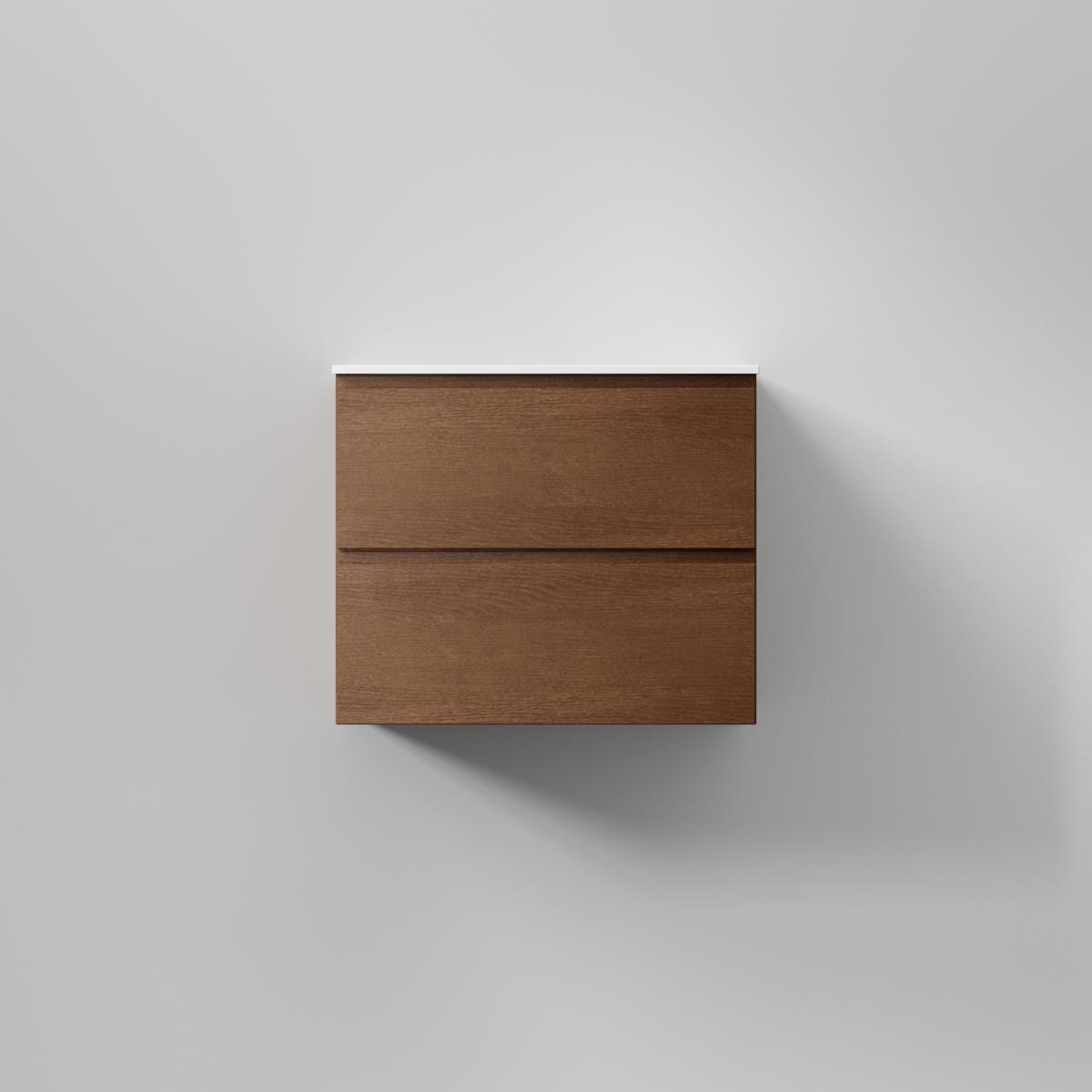 Kommod Core Grip 60x45cm, Dark Oak, Slät