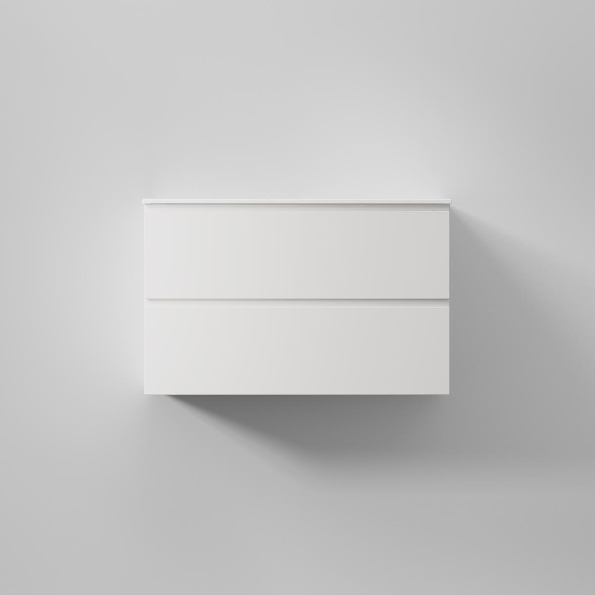 Kommod Core Grip 80x45cm, Pure White, Slät