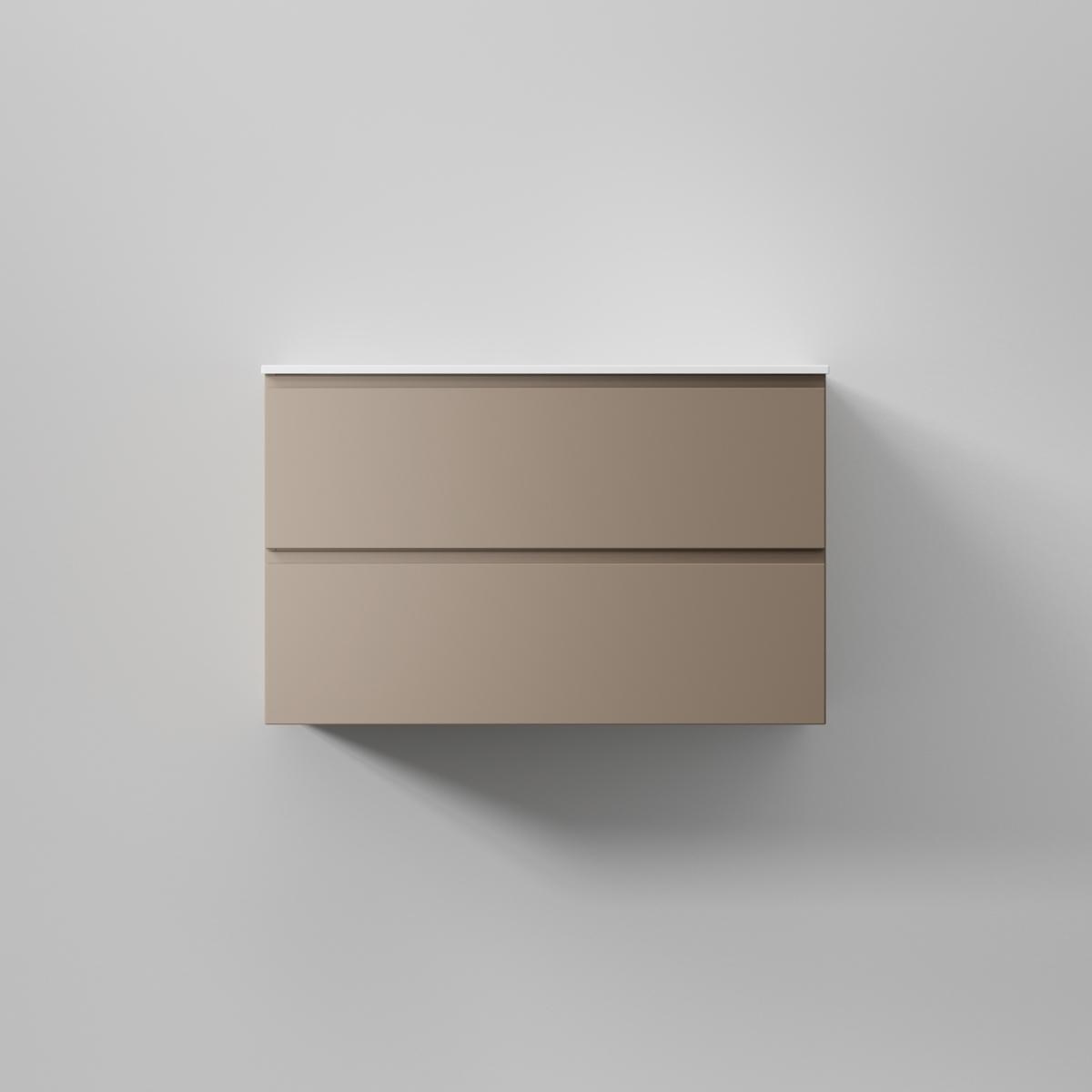 Kommod Core Grip 80x45cm, Warm Clay, Slät