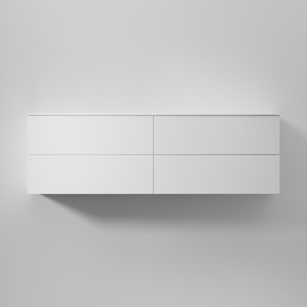Kommod Core Solid 160x45cm, Pure White, Slät