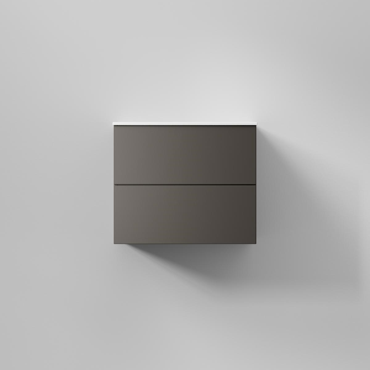 Kommod Core Solid 60x45cm, Carbon Grey, Slät