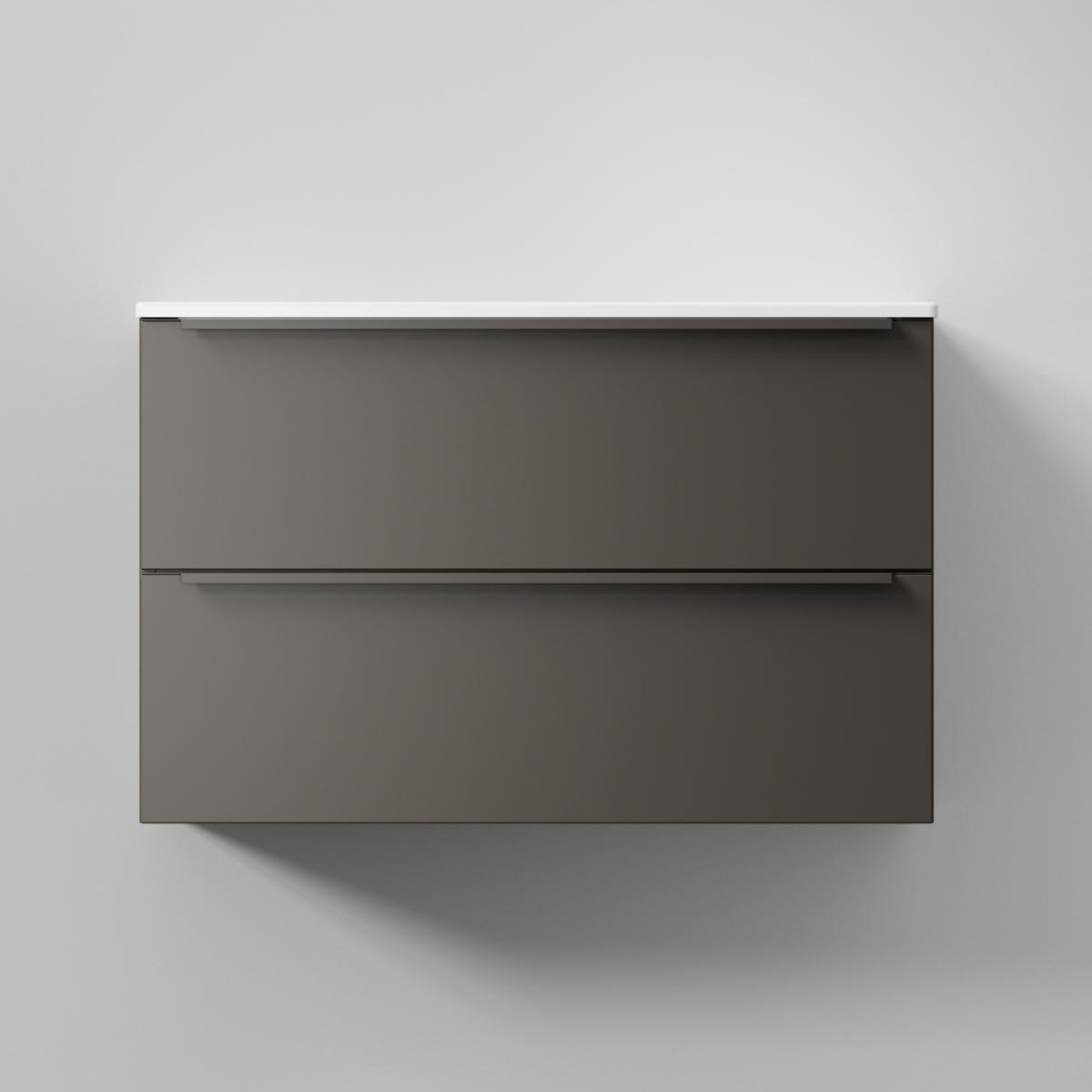 Kommod Core Xs Avant 80x40cm, Carbon Grey, Slät