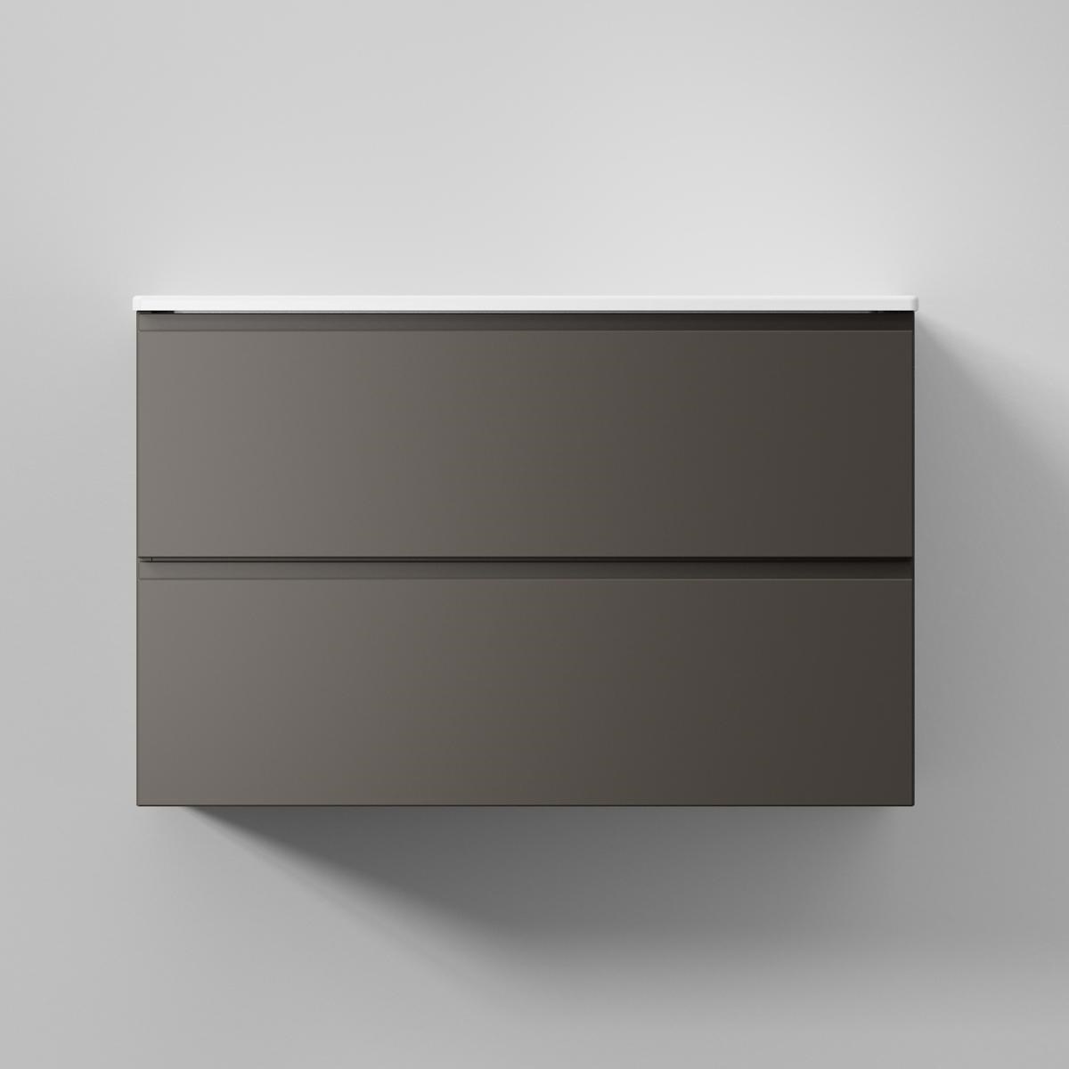 Kommod Core Xs Grip 80x40cm, Carbon Grey, Slät