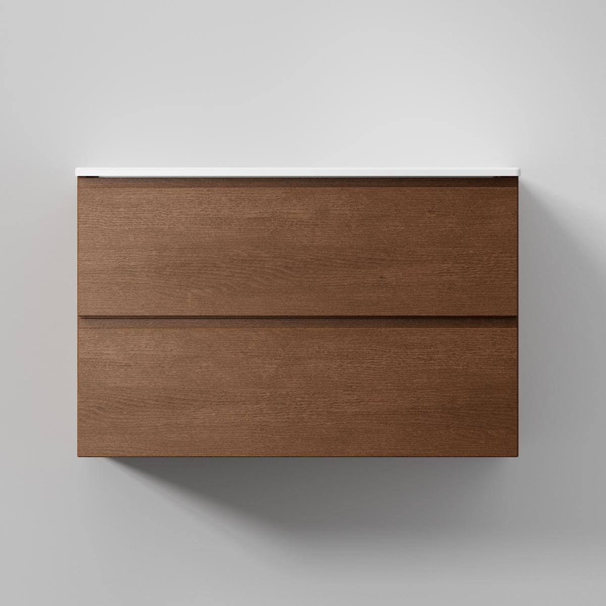 Kommod Core Xs Grip 80x40cm, Dark Oak, Slät