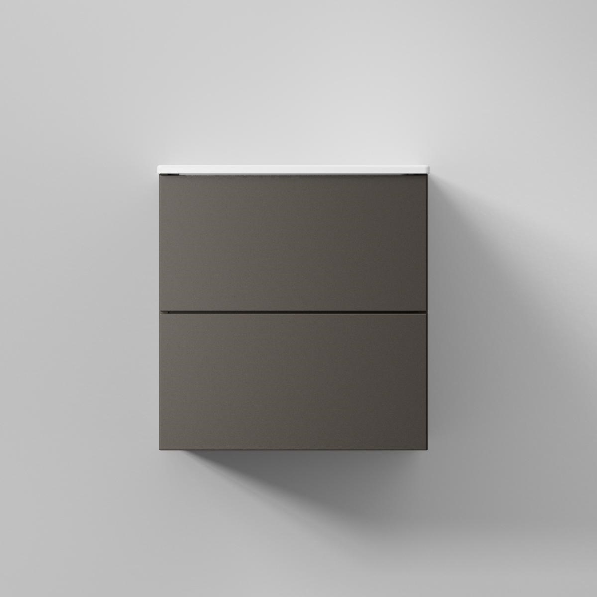 Kommod Core Xs Solid 50x40cm, Carbon Grey, Slät