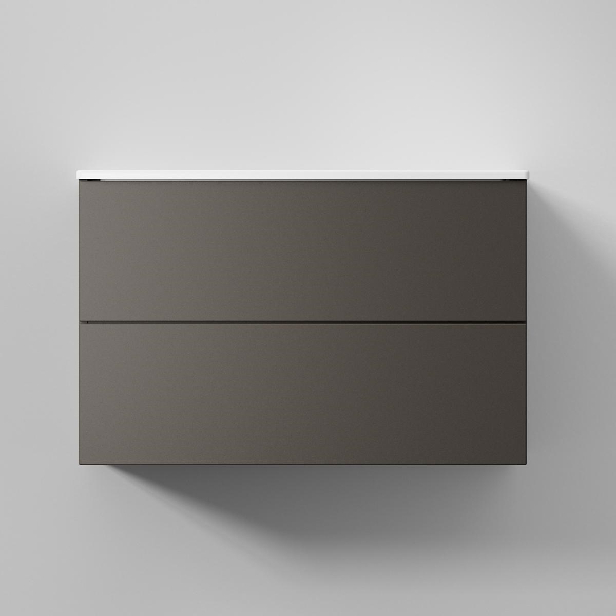 Kommod Core Xs Solid 80x40cm, Carbon Grey, Slät