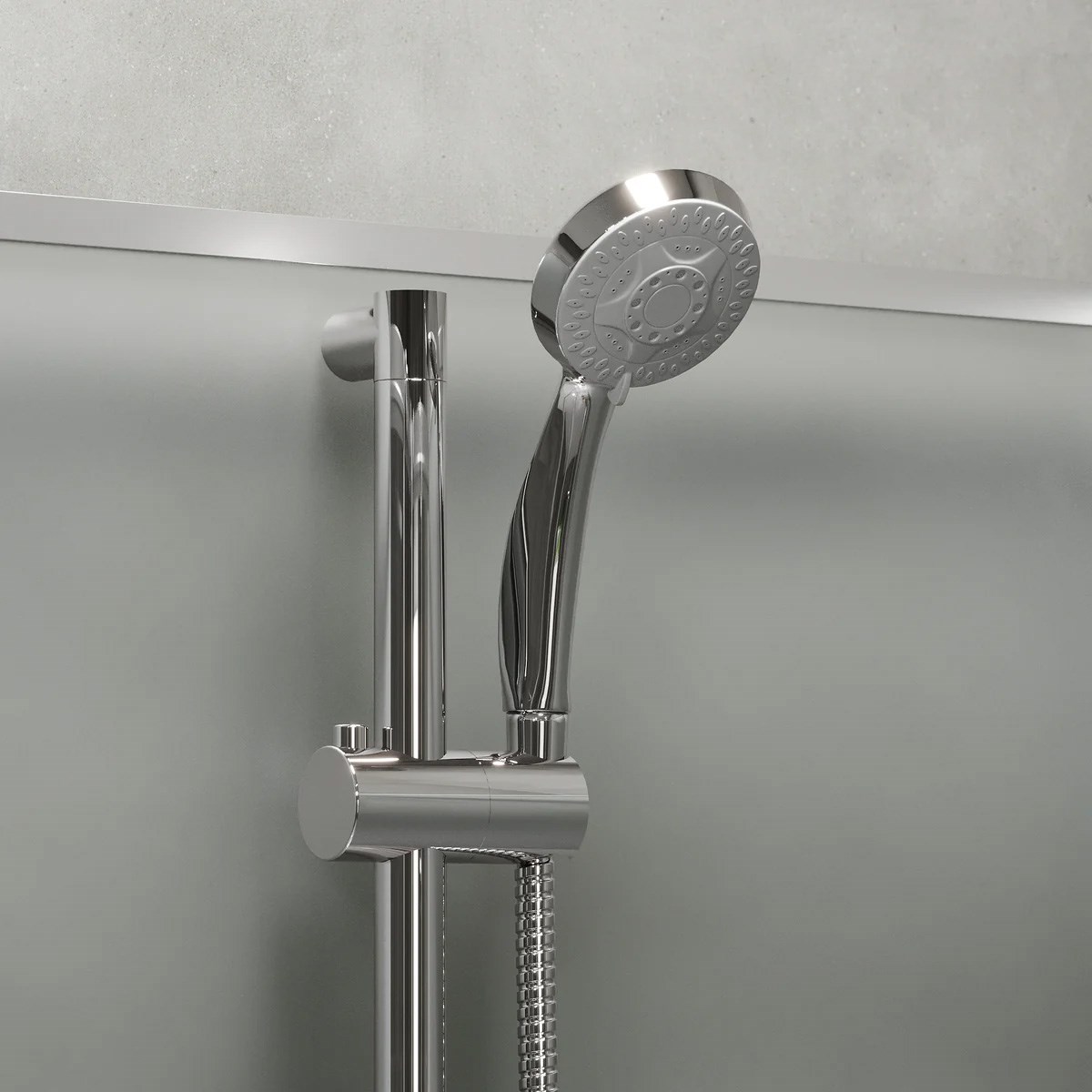 Duschkabin Dayton Satin Matt, 80x80x200cm, Klarglas