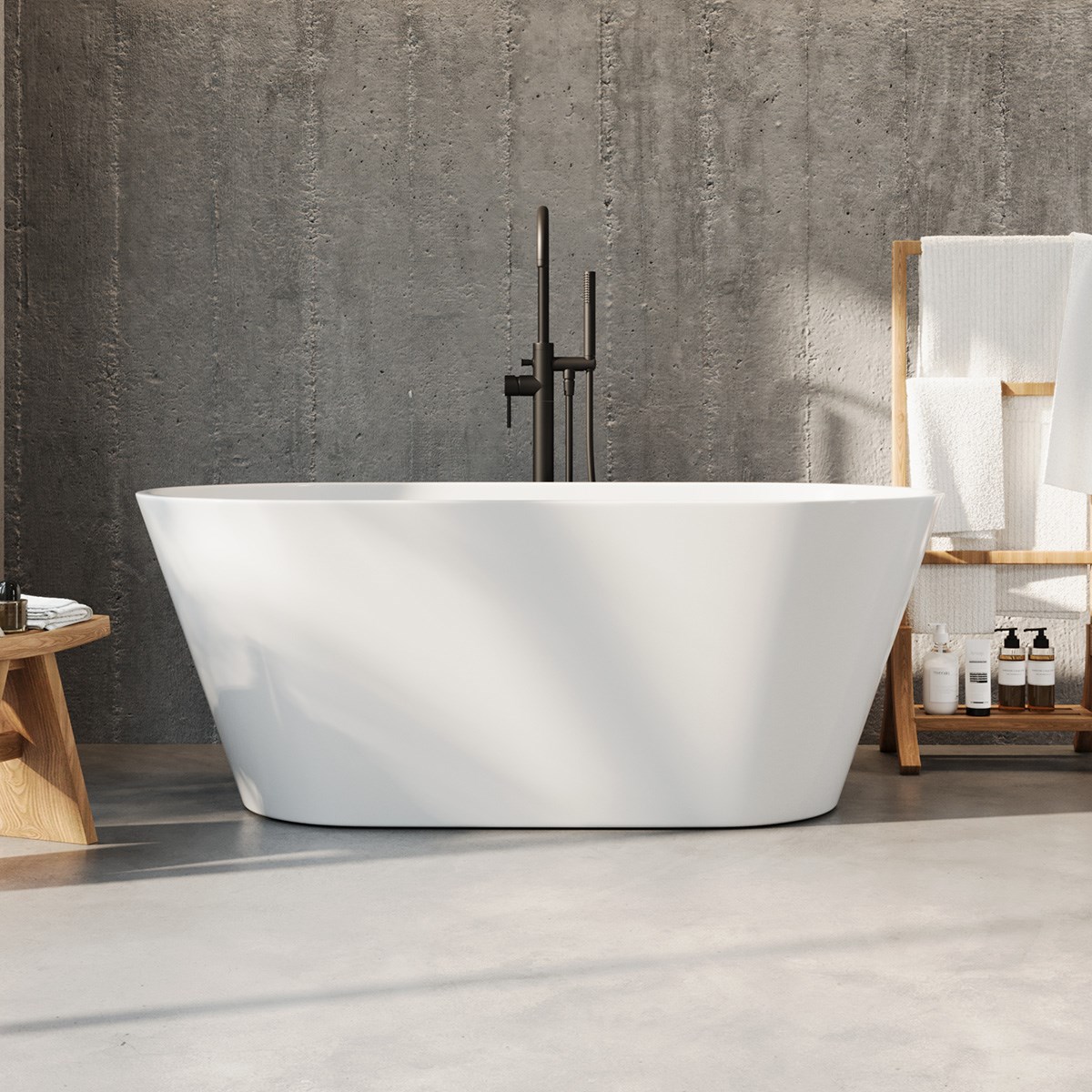 Badkar Öjervik 1600mm, Vit