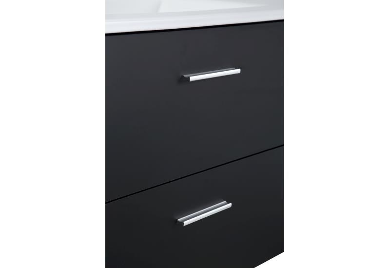 Badrumsmöbelpaket Bergamo 60cm, Matt, Svart