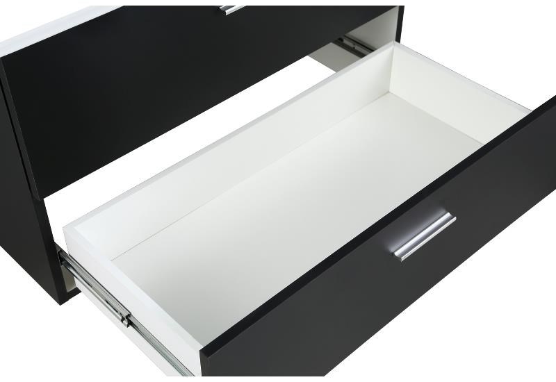 Badrumsmöbelpaket Bergamo 60cm, Matt, Svart