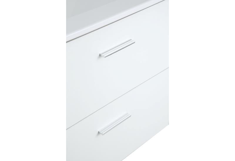 Badrumsmöbelpaket Bergamo inkl Spegel 60cm, Matt, Vit